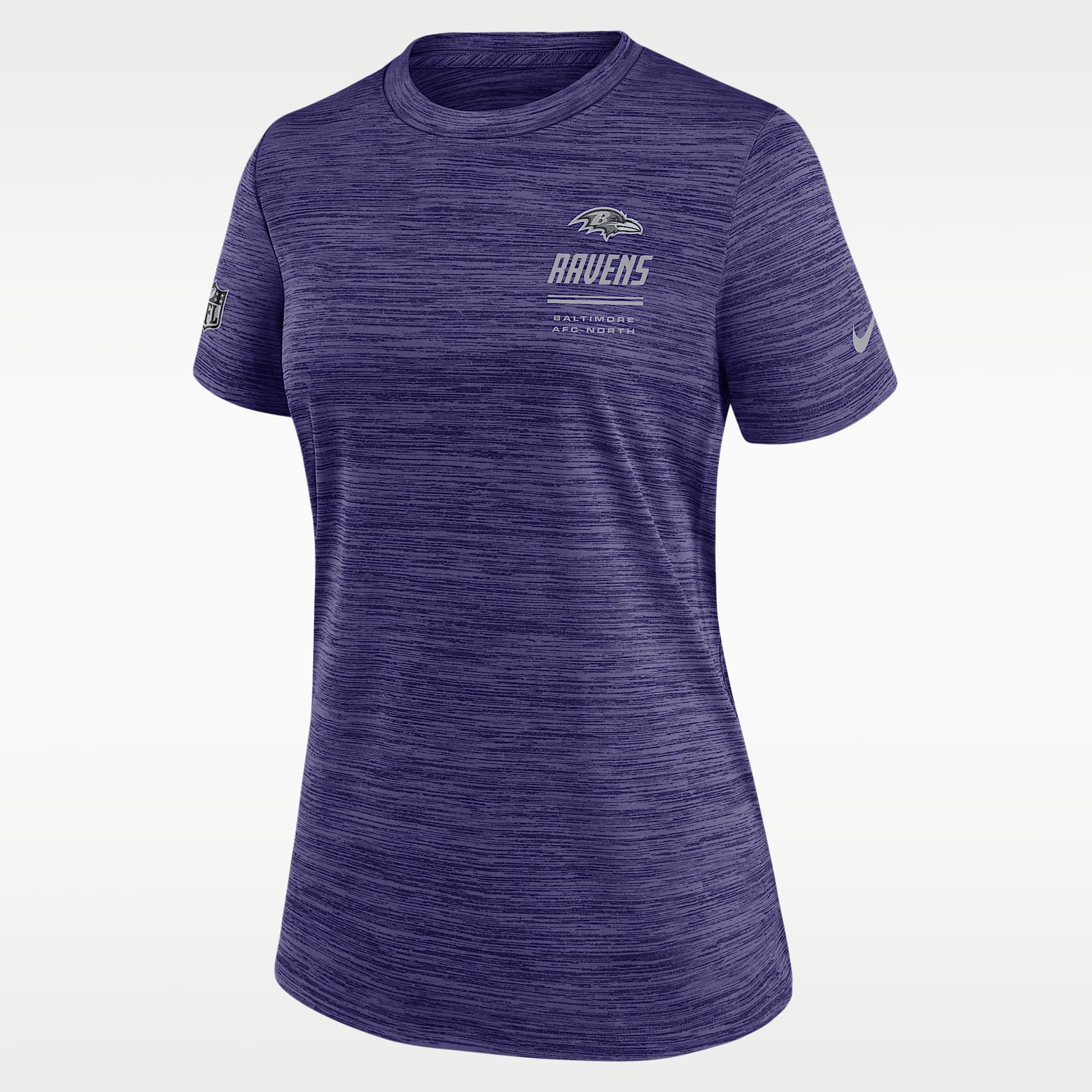 Baltimore Ravens Sideline Velocity Women's Nike Dri-FIT NFL T
